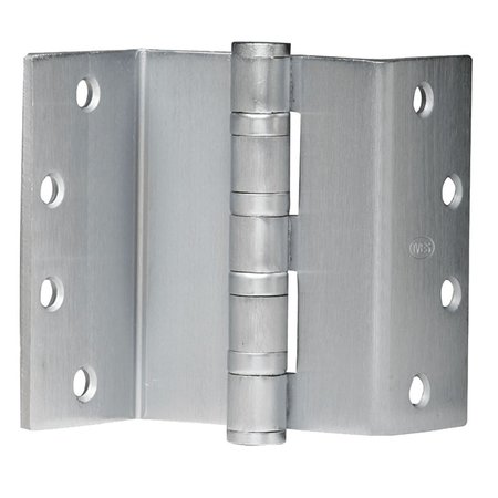 IVES 5-Knuckle Ball Bearing Hinge, Heavy Weight, 4-1/2-in, Beveled Swng Clear, Satin Stainless Steel Fnsh 5BB1BSCHW 4.5 630